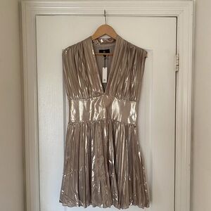 Banana Republic Cici Metallic Mini Dress